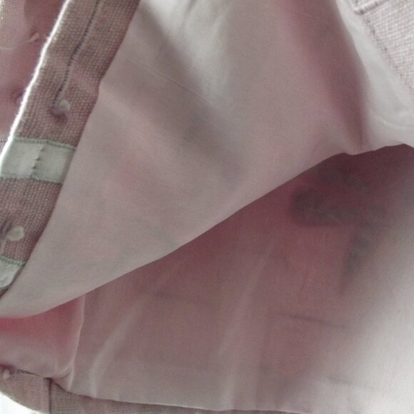 Vintage Jacket Daniel K NY Pink Cotton Jacket with Butterfly applique LARGE - Picture 13 of 15